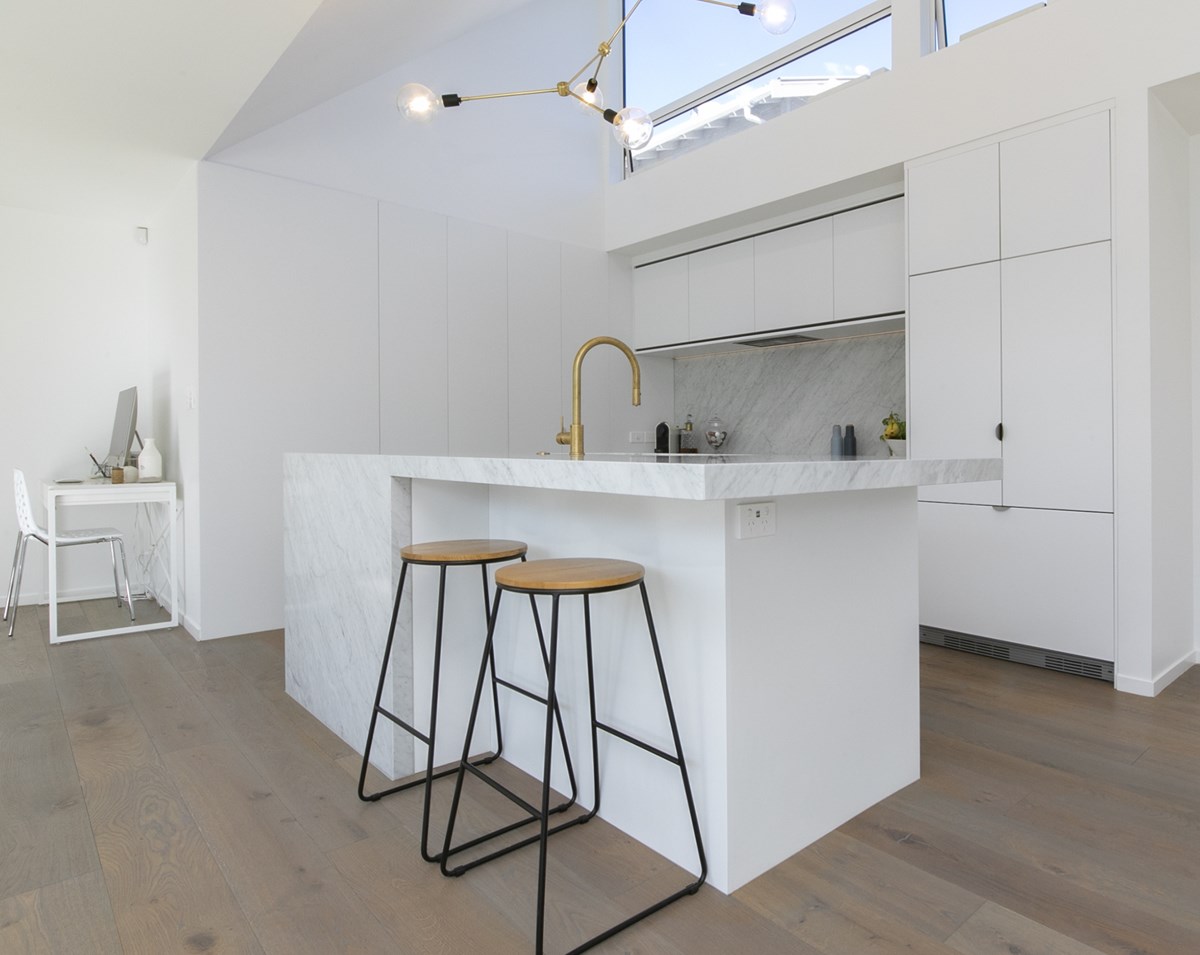 Milan Square profile  Designer White Moda Kitchens 3