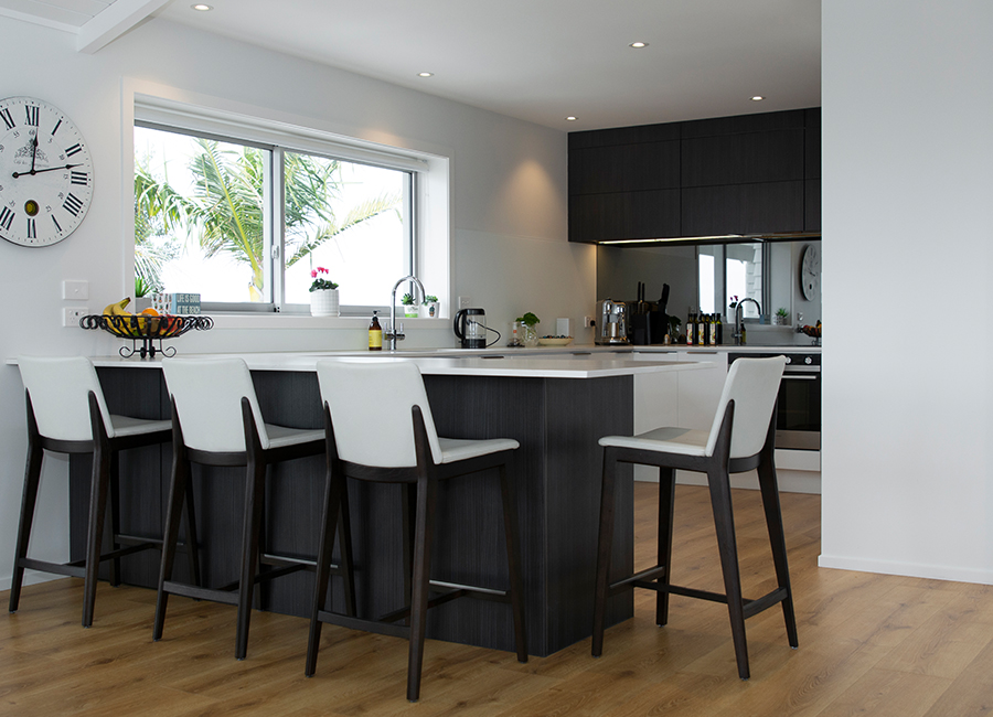 Hacienda Black Woodgrain Milan, Modern Kitchens (2)